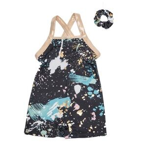 NWT Justice Biketard 2 pieces size 12/14 size L for Dance or Gymnastics